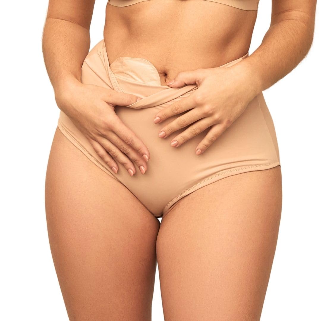 SIIL Ostomy Underwear for Women Beige for Ostomy Bag Covers, Stoma Slips for ostomy bags XS-XXL Made in Europe (M)