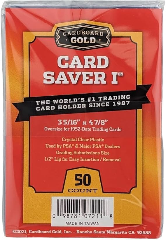 CardSaver 1 Card Saver1 PSA Official 50 Count Appraisal Card Sleeves Ultra Protection 50 Card Saver Card Saver Card Saver : Hobbies
