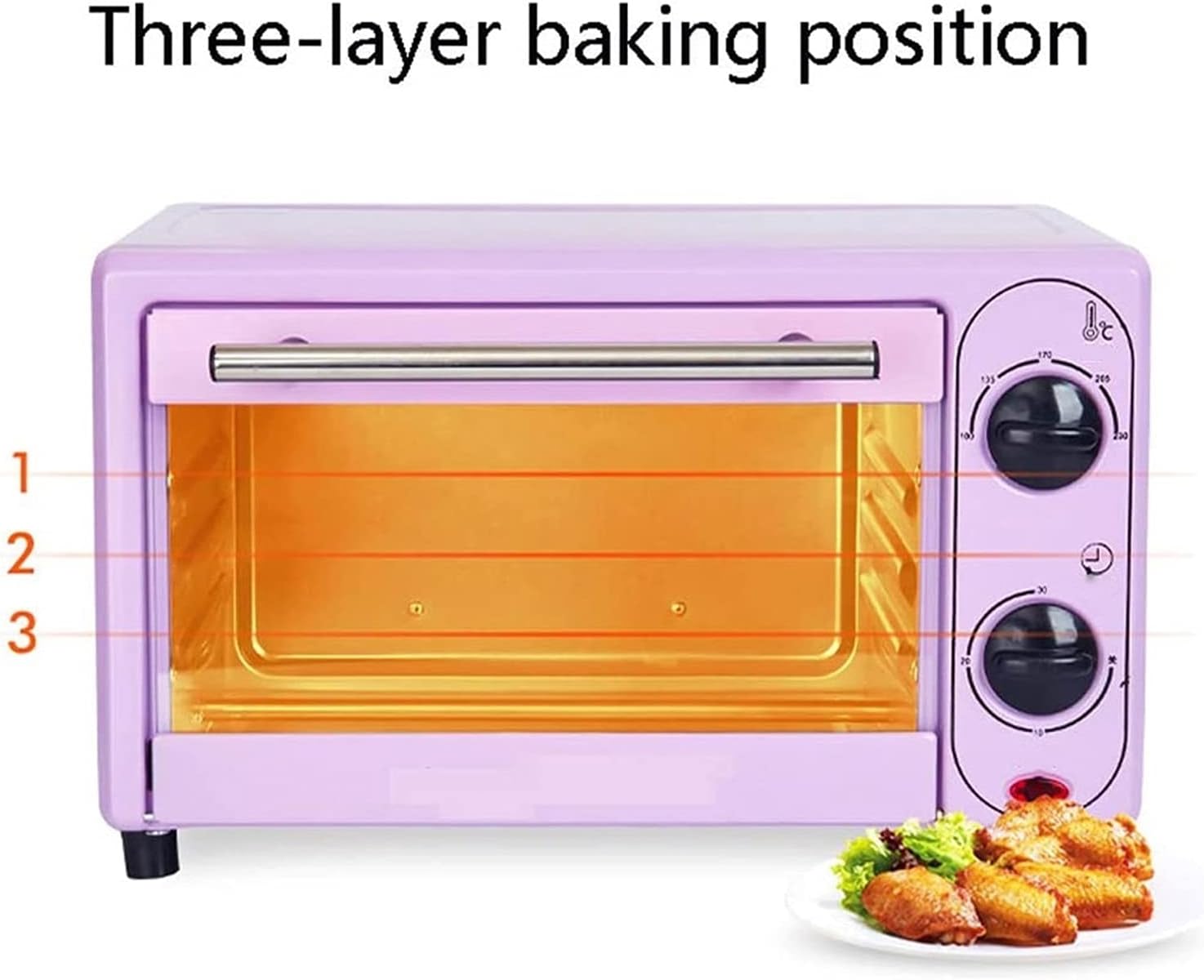 Countertop Rotisserie Convection Toaster Oven Extra-Large Stainless Steel