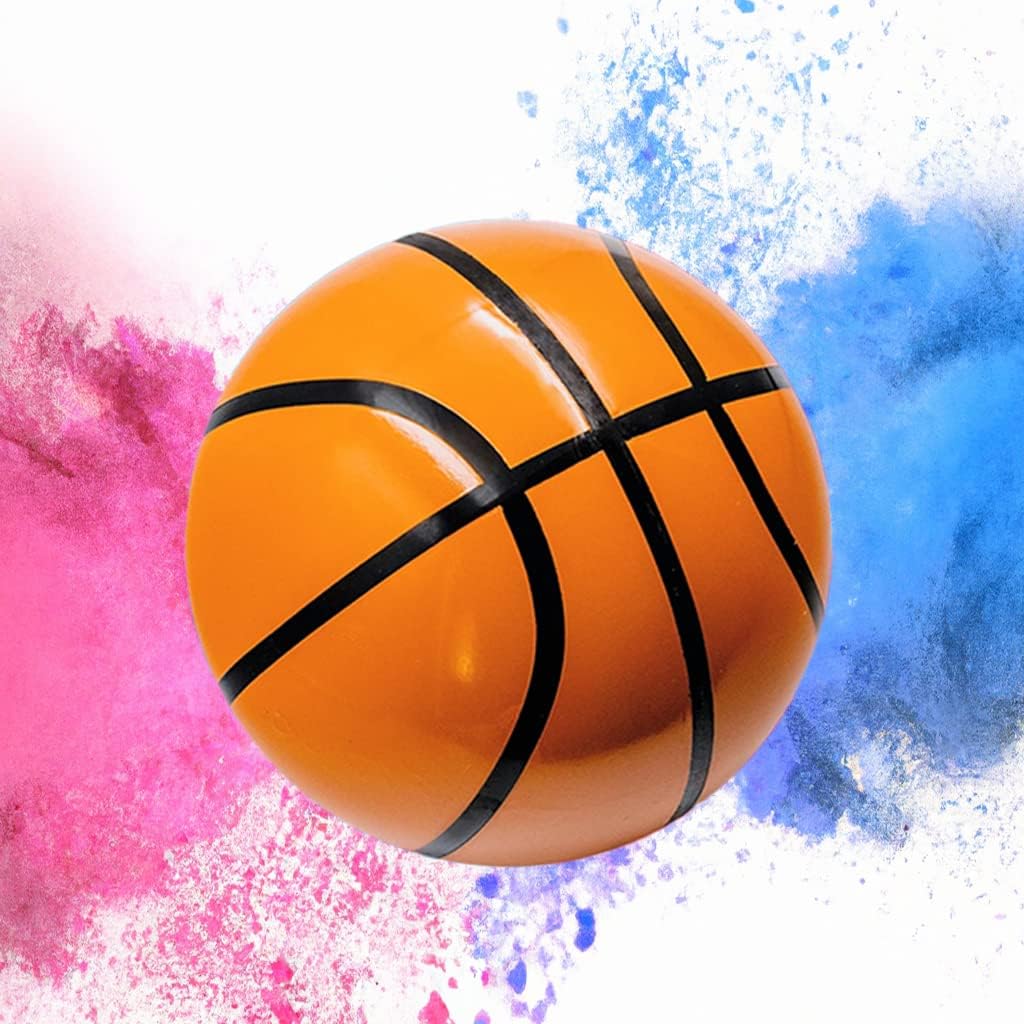 Gender Reveal Basketball Pink and Blue Powder Kit for Baby Boy Girl Party | Spill Proof | 1 Basketball Shell + 2 Color Packs | Non Transparent