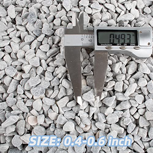 Image of Avalution 7LB Natural Grey River Rocks Aquarium Gravel for Succulent Plant Bonsai Terrarium Vase Fillers Fish Tank Indoor Outdoor Garden Decoration