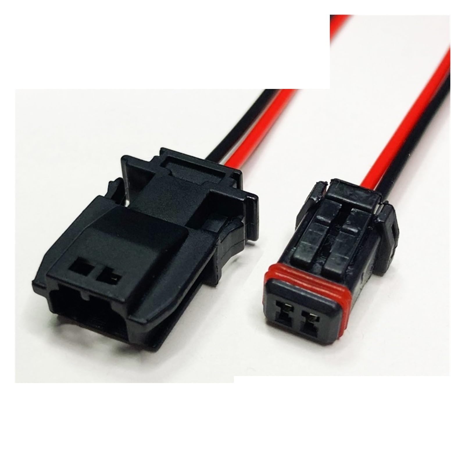 Dj7028-1.2 Car Sensor Waterproof 2p3p4p Rearview Mirror Harness Male And Female Connector Mx19002p51 Wire Length 15cm (Color : 2p strip line, Size : 1sets)