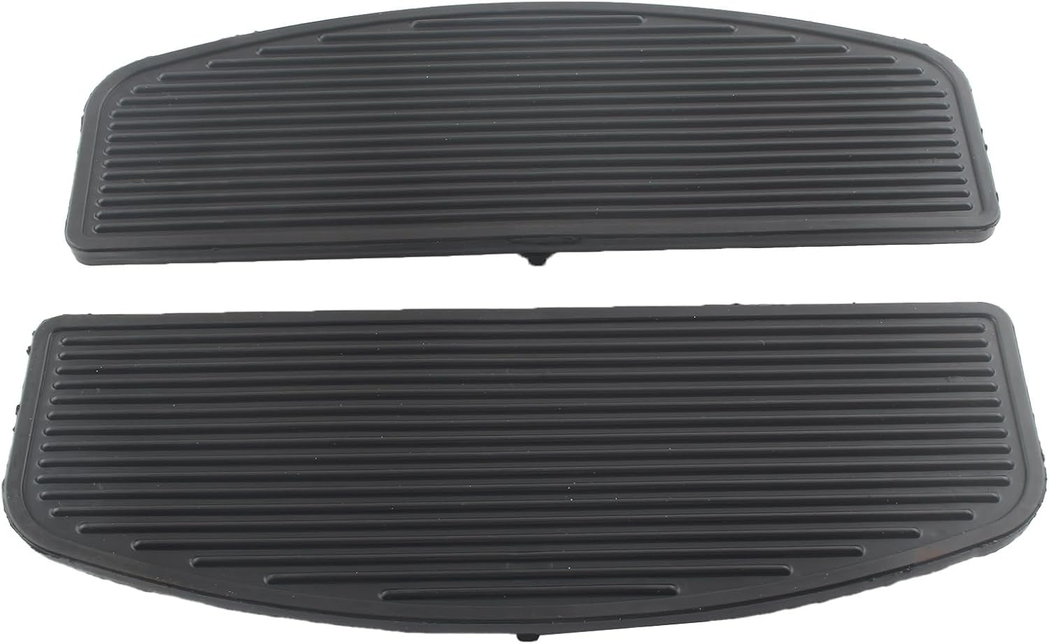 2PCS Front Footboard Rubber Rider Insert Floorboard Footboard Compatible with Harley Touring Electra Glide Road Glide Road King Street Glide Trike 1986-Later