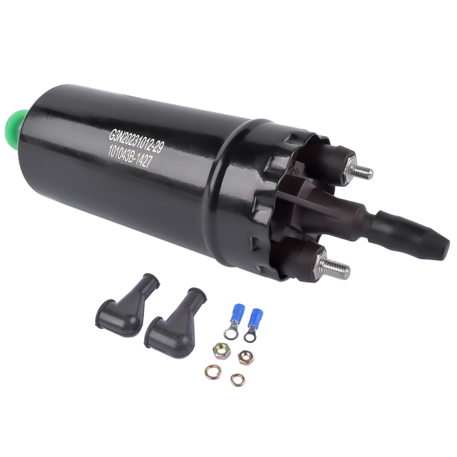 Pompa del Carburante Elettrica ad alta pressione 12V 0580464070, pompa carburante in linea esterna universale compatibile con 11646010210 605460910 16141178751 Bisenya