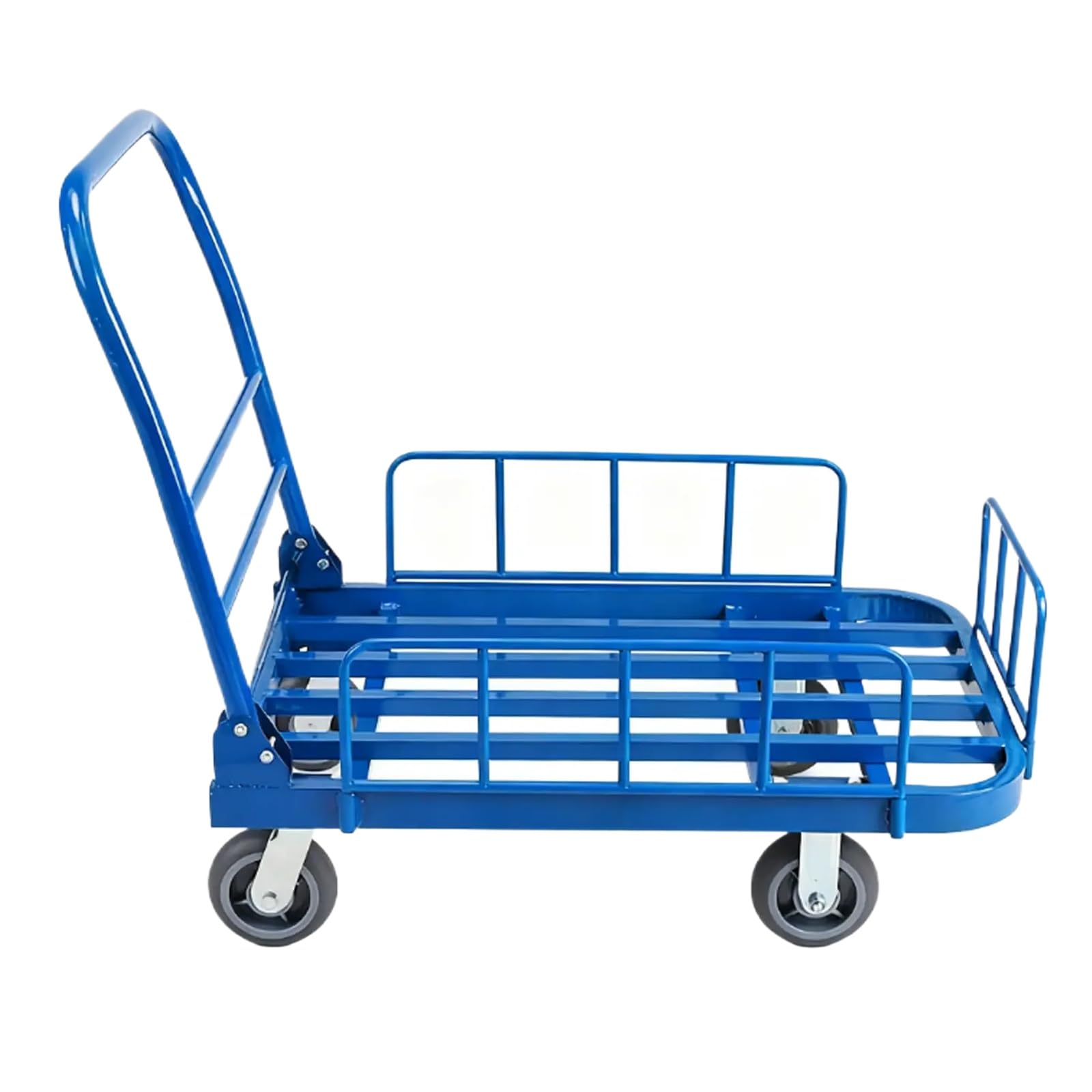 LKLNKVL Handcart, With Removable Fence, Suitable for Gardens, Schools, Factories(Small)