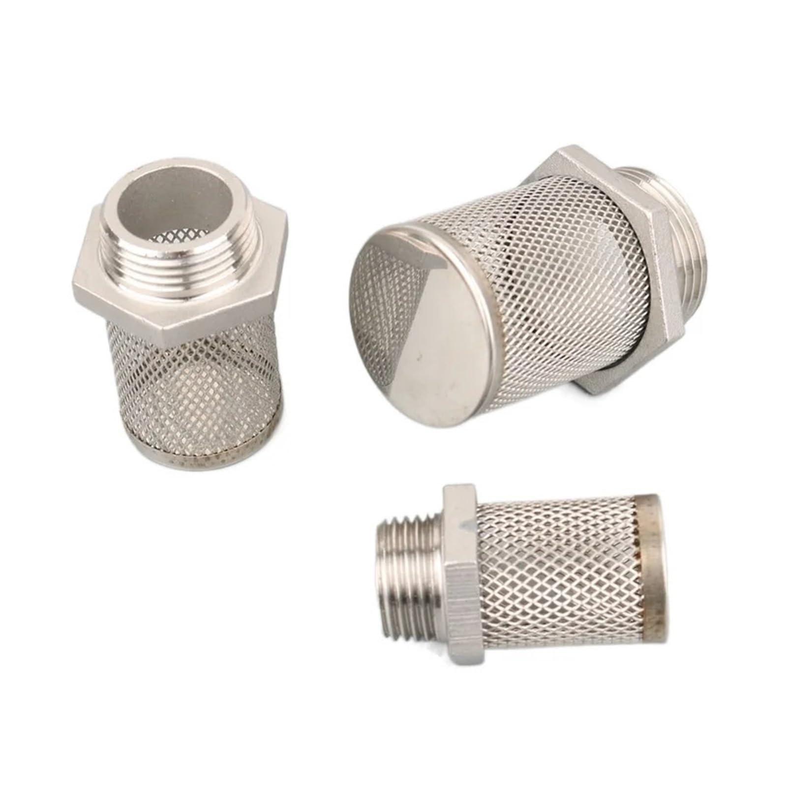 Filtro para manguera de jardín, Filtro for manguera de bomba de riego de jardín, malla de acero inoxidable 304, 20-32 mm(25mm)