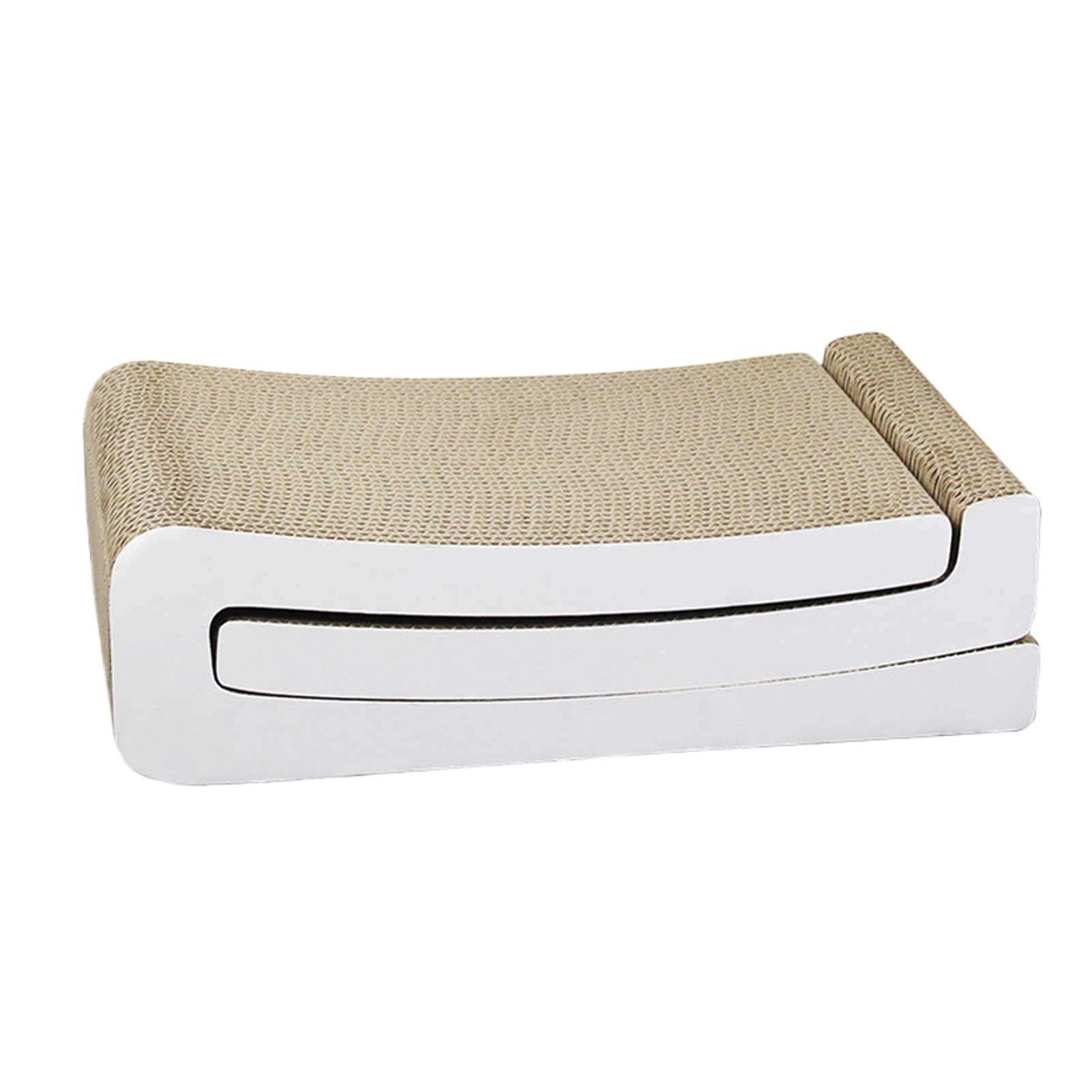 Griffoir pour chat anti-stress en carton résistant de 39 x 24 x 10 cm