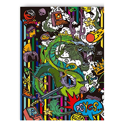 PLACA DE VIDEO NVIDIA GEFORCE GTX 1660 SUPER GDDR6 6GB 192BITS DUAL-FAN GRAFFITI SERIES - PA1660S6GR6DF – PCYES, Cor: Preto glide