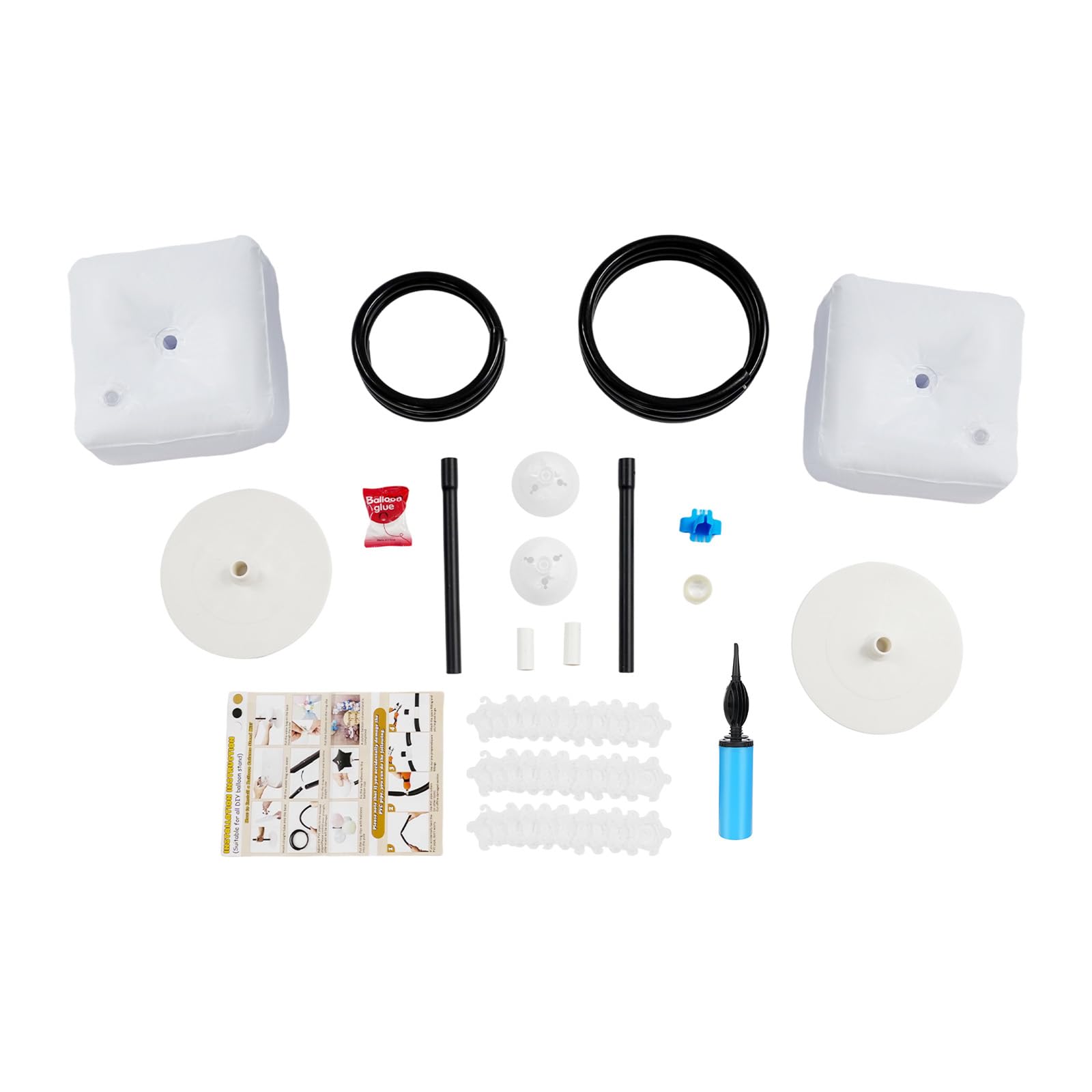 Kit per arco di palloncini, flessibile, pieghevole, 150 cm e 250 cm