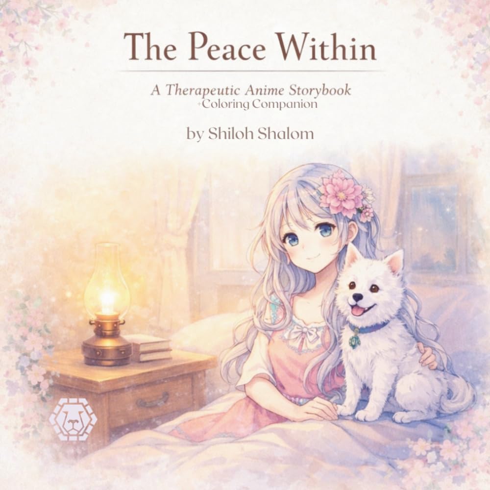 The Peace Within: A Therapeutic Anime Storybook + Coloring Companion