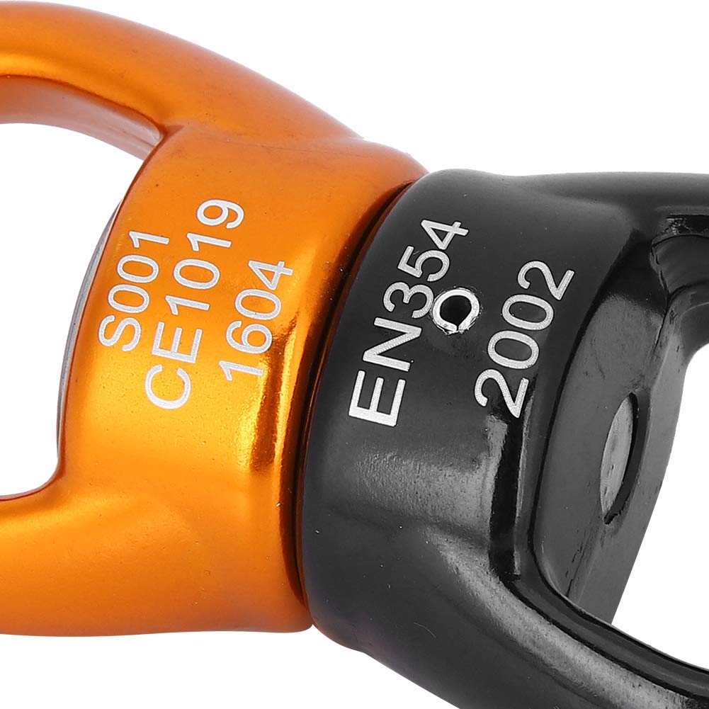 Outdoor-Klettern aus AluminiumLegierung, Rotationsanschluss, 360°-reibungsfreie Drehung, Große Öffnung für Schaukel, Aerial Yoga, Familienzeit, Bergsteigen