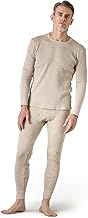 LAPASA Herren Waffelstrick Thermounterwäsche – Set aus Thermo Oberteil & Unterhose oder Oberteil einzeln (Warm/Extra Warm) M60