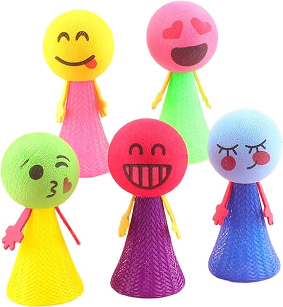 Activane 5 Pcs Jumping Toys Funny Jump Bounce Elf Fly Man