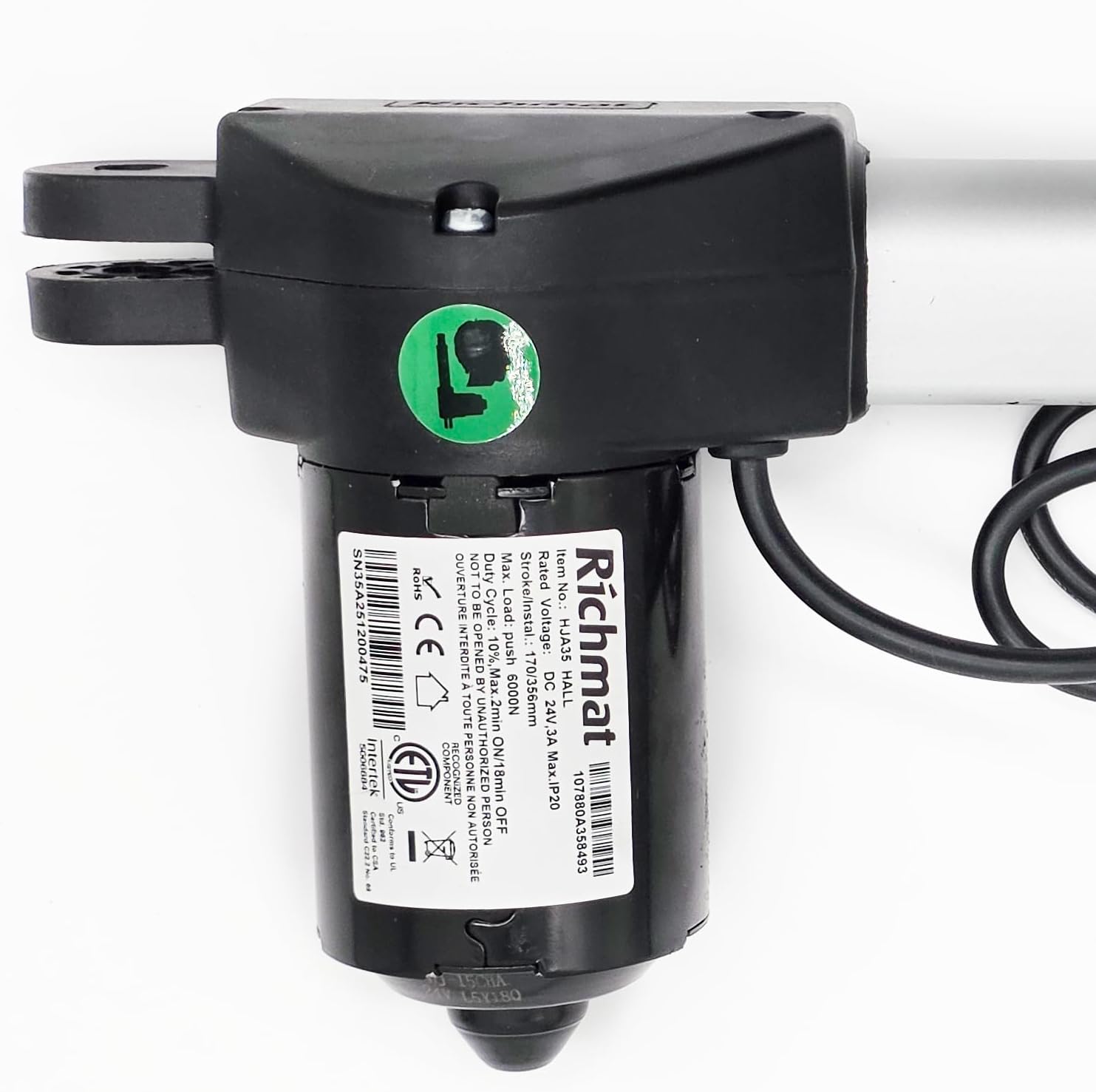 HJA35 Hall Head Actuator Replacement for Adjustable Bed Base