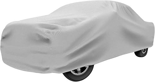 Budge Lite - Cubierta para automóvil sedán de hasta 157pulgadas (3.98 m), B-1 (polipropileno, gris)