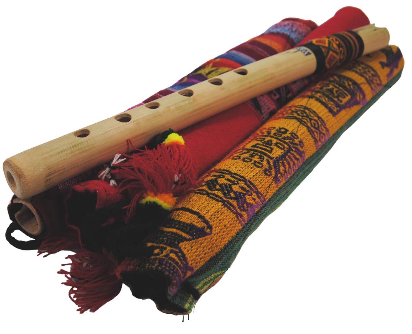Terrapin Trading Commerce Équitable Bolivien 38cm/15 Quena Flûte Ensemble avec Étui avec Doigt Chart