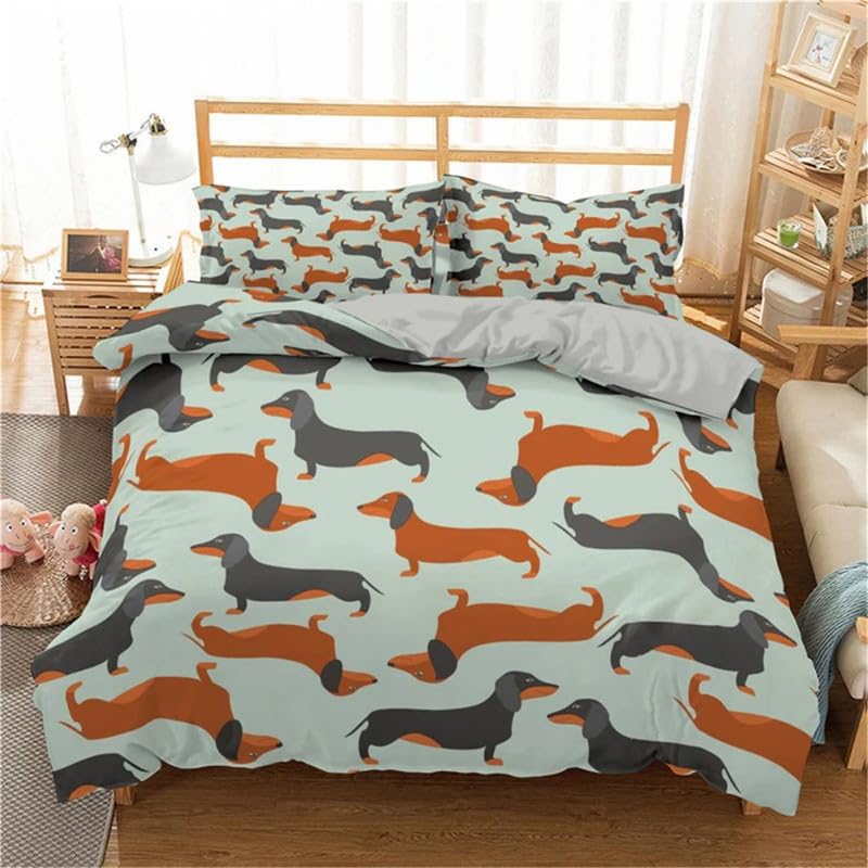Housse de couette 140x200 teckel pour des nuits douces sous le signe de la tendresse