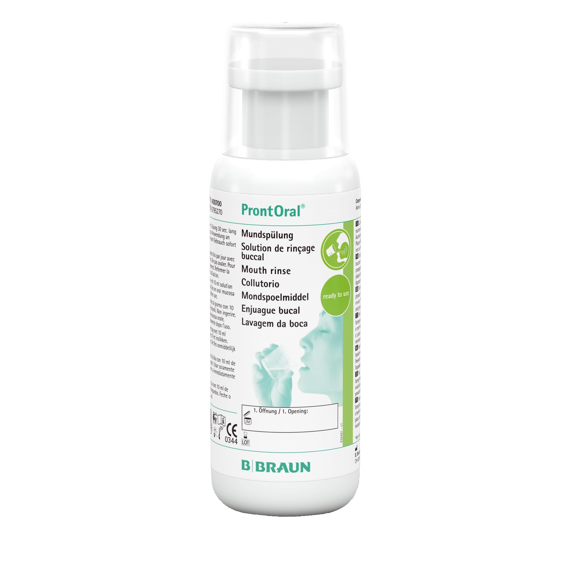 ProntOral I Mundspüllösung zur MRE-Dekolonisation – 250 ml Flasche mit Dosierkappe