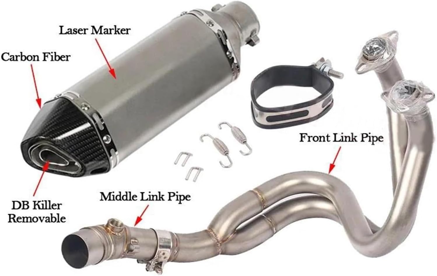 エキゾーストマフラー サイレンサーパイプ 用 カワサキ 用 忍者650/R