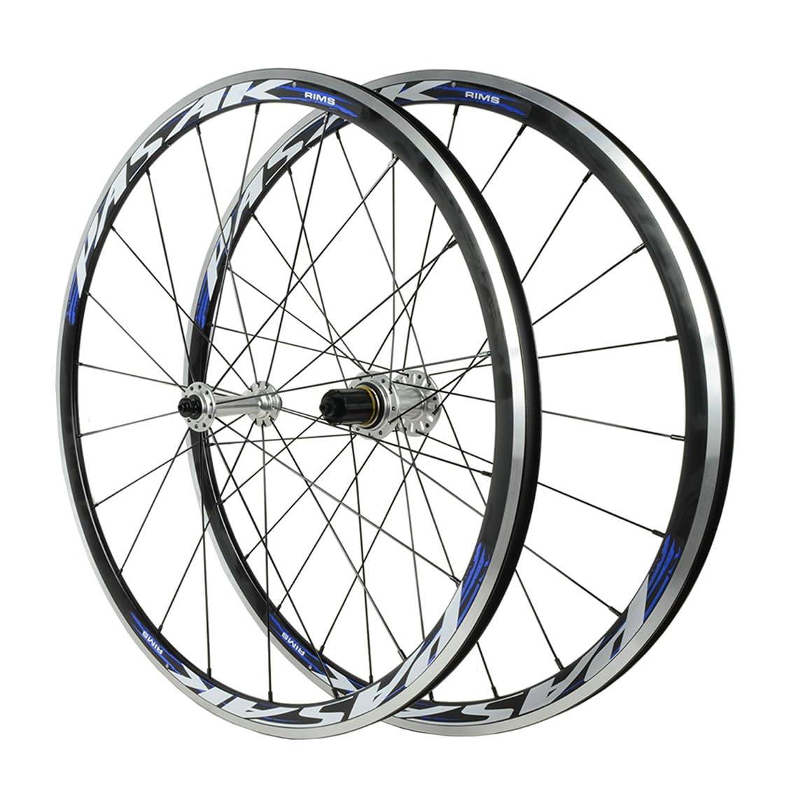 700c Road Bike Wheelset For V/c Brake, 100/130mm Qr, Kompatybilny z kasetą 7-12 Speed, lekki aluminiowy, trwałej wydajności do jazdy na rowerze szosowym
