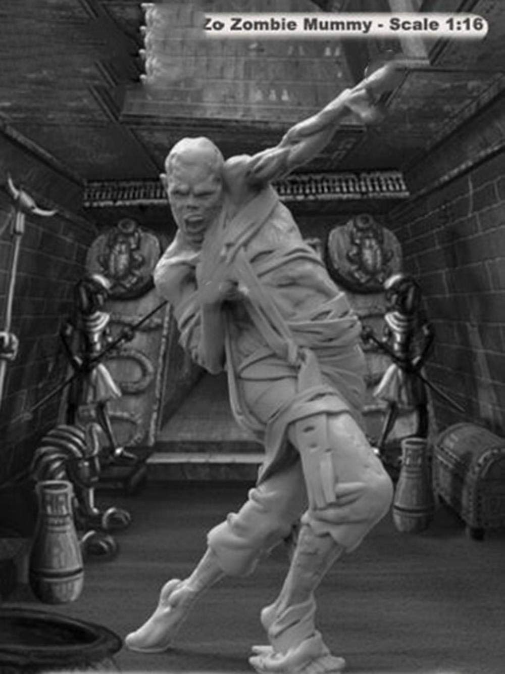 Amazon.com: XINGCHANG 1/16 Zombie-Stand Fantasy Man 1/16 Resin
