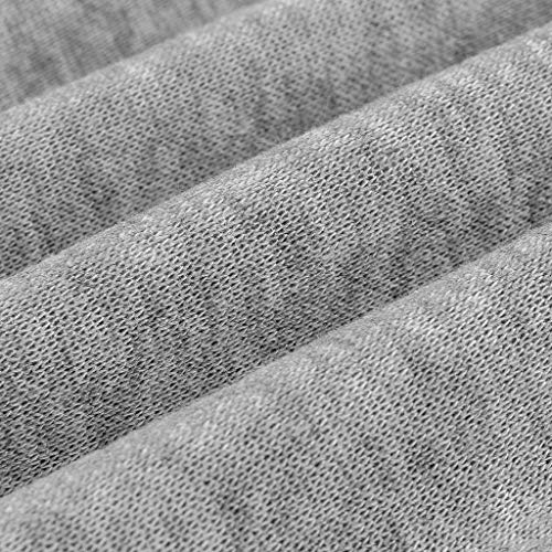 Deatu Mens's Workout Training Sweatpants Sport Work Casual Trouser Drawstring Running Joggers Pants(Gray,X-Large) #TOP4