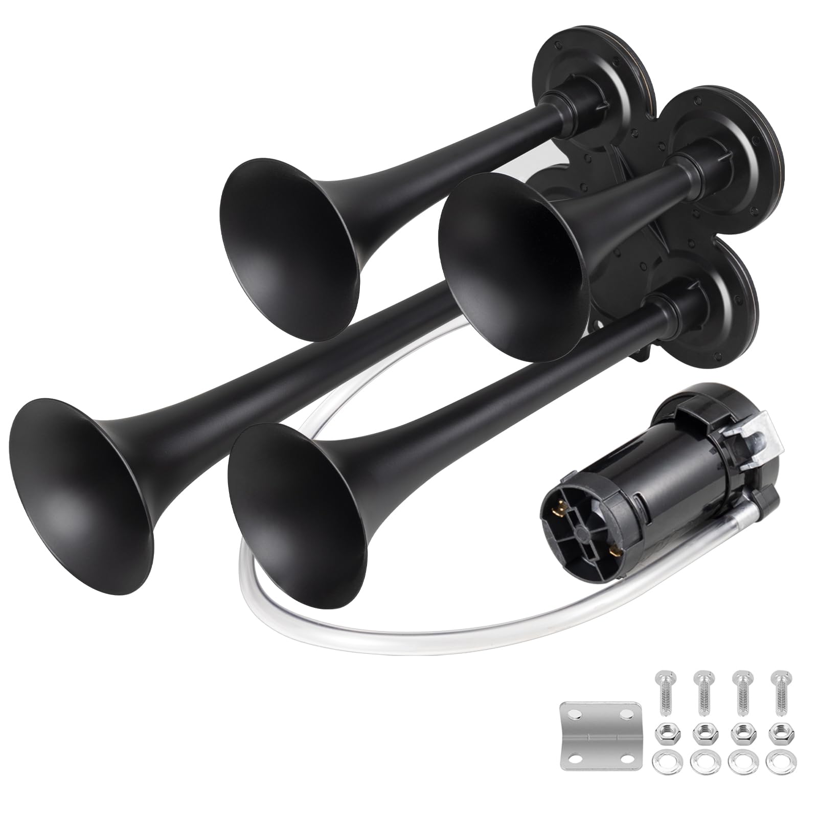 Truck Air Horn 180dB 4 Trumpet Horns Train Horn