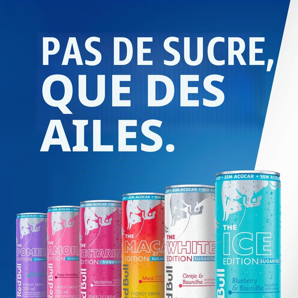 Red Bull Energy Lot de 24 cannettes Pomelo sans sucre 250 ml