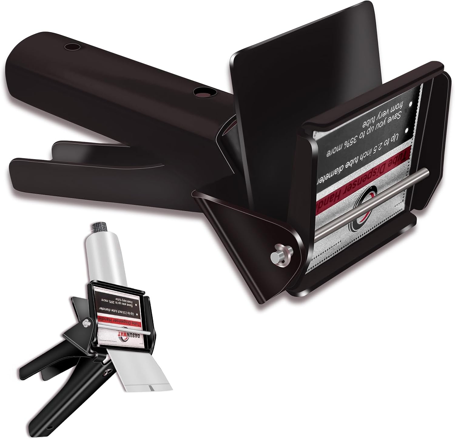 tyujigine tube extrusion tool - efficient rtv and silicone dispenser that maximizes the use of all material in the tube and prevents material waste(black)
