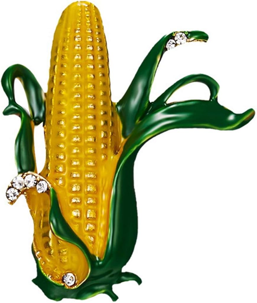 Corn Brooches Pins for Girls - Vivid Yellow Enamel Pins for Backpacks Maize Brooches Coat Sweater Pins Gifts Jewelry Accessory for Bags Clothes Hats: Clothing, Shoes & Jewelry