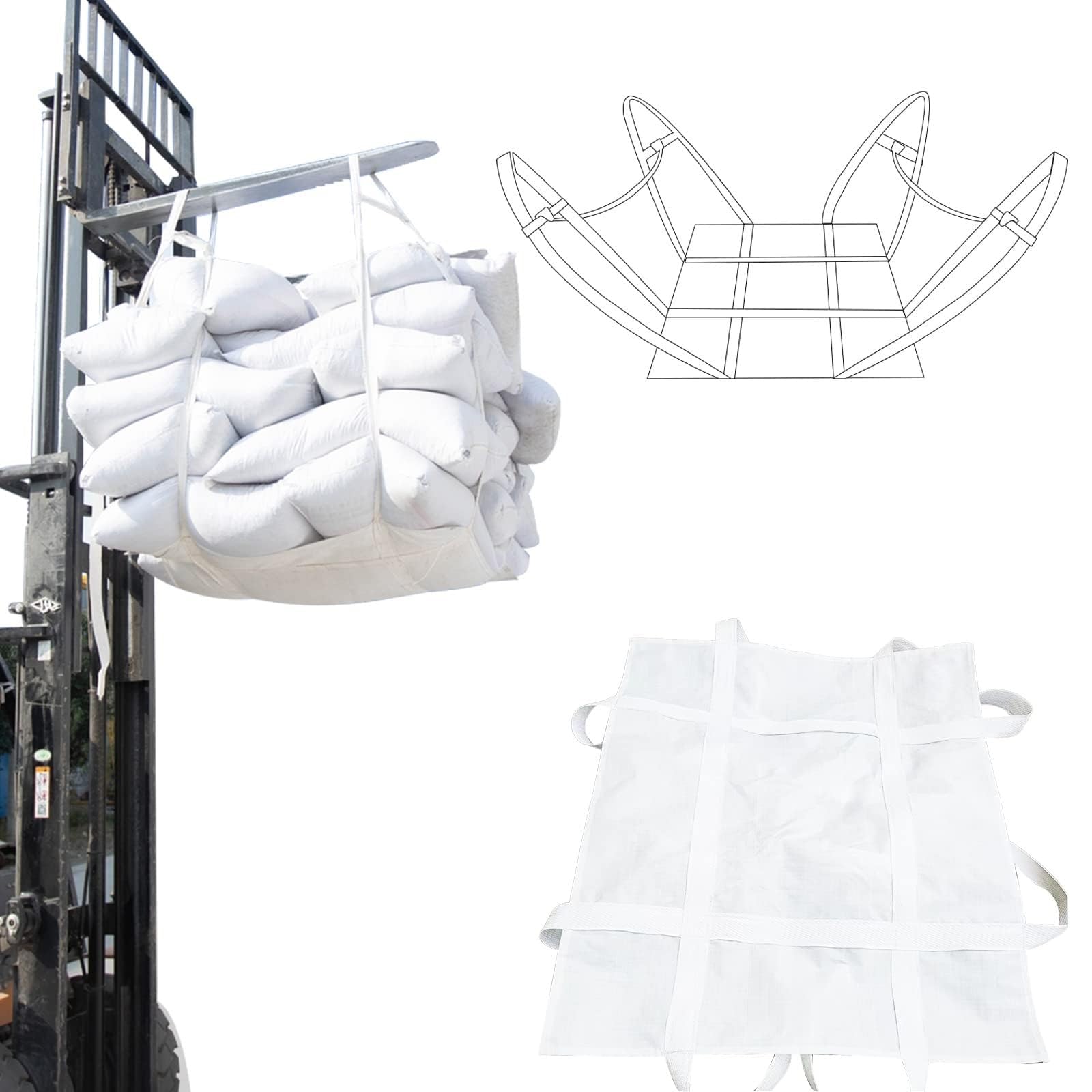 Nastro Di Sollevamento 3t WLL - 4m Lunghezza, Poliestere, Per Carichi Fino A 3000kg, Colore Giallo - Foto 6