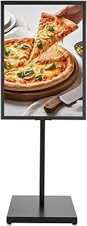 Kundenstopper A1 Plakatständer, Schilderständer Werbetafel Werbeträger Rectangle Gehwegaufsteller, Bodenständer Schilderhalter Infoständer 90cm×65cm