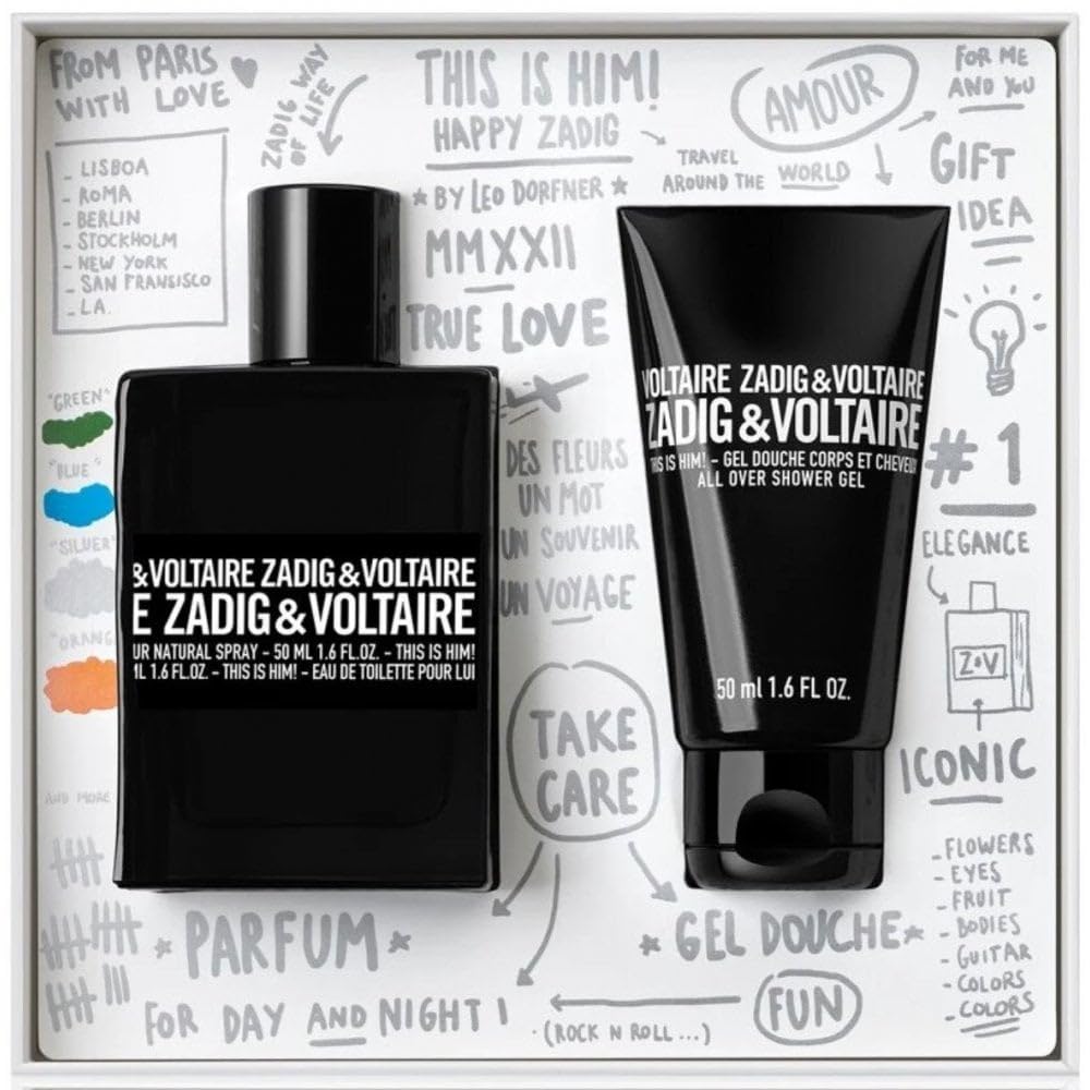 ZADIG & VOLTAIRE This is Him! Set EDT 50ml + Shower Gel 50ml
