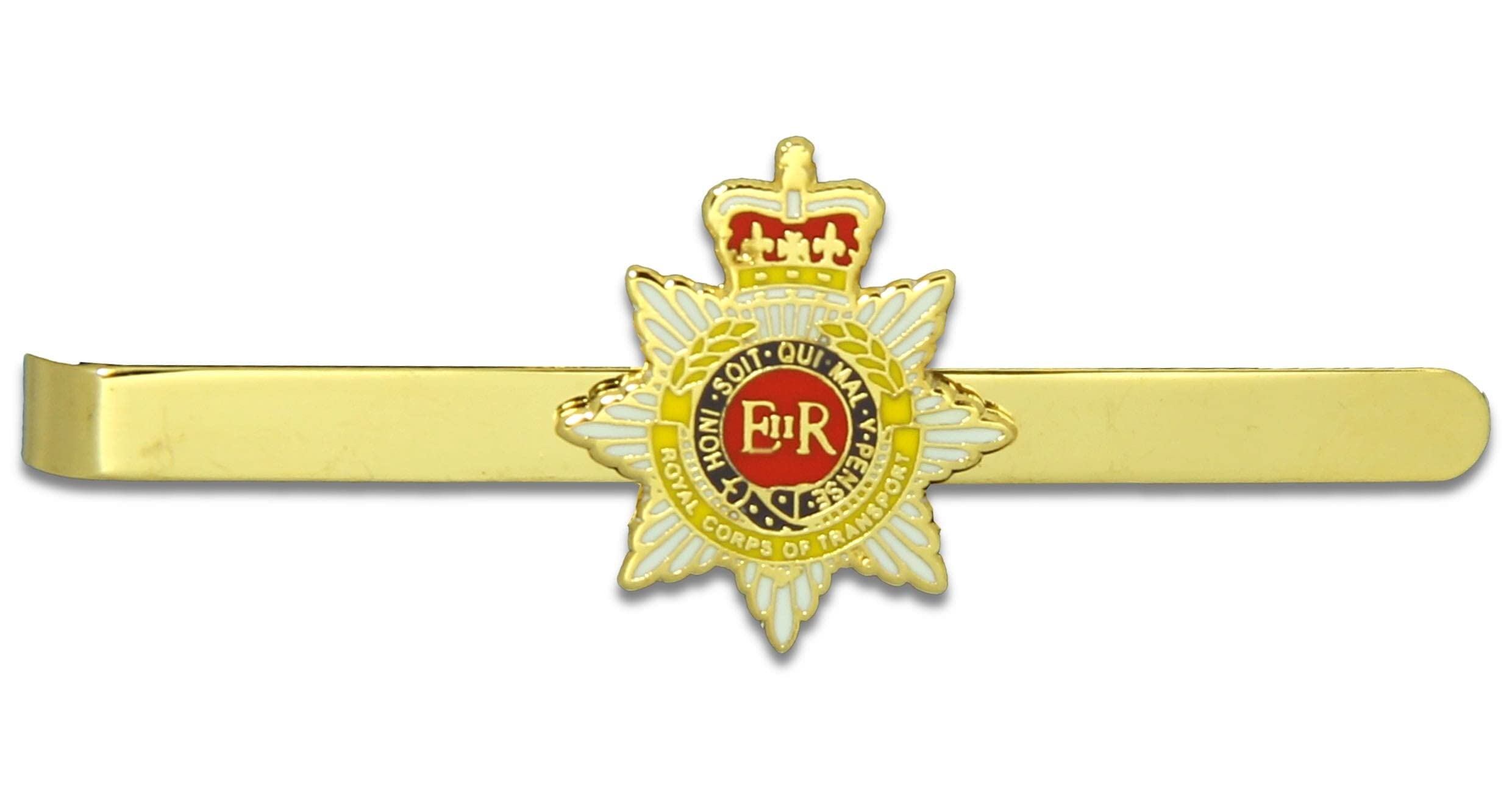 The Regimental Shop Men's Gold/White/Red The Regital Shop Royal Corps Of Transport Tie Clip/Slide