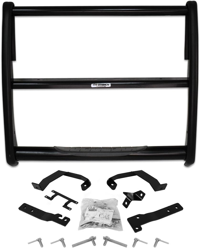 Go Rhino 3000 Series Grill Guard For Dodge Ram - Fits 1994-2001 Ram 1500 & 1994-2002 Ram 2500/3500 (Black, 3185B)