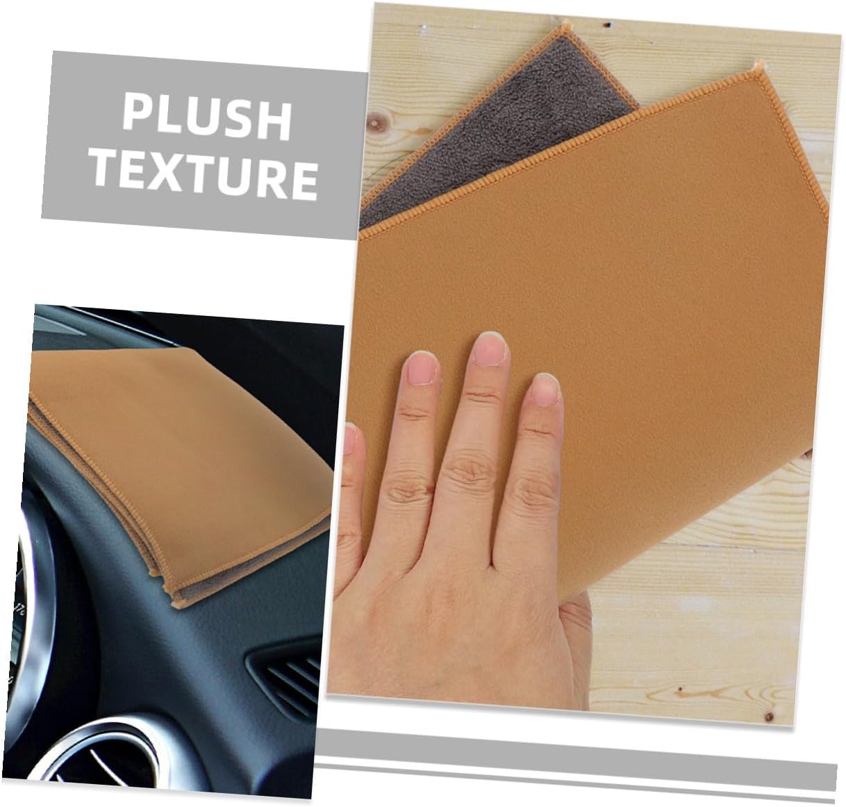 ORFOFE Microfiber Car Wash Towels Double-Sided Highly Absorbent Cleaning Cloths 30x60cm Dense Fast-Dry Car Detailing Towels for Exterior and Interior Care