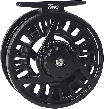 Maxcatch Tino Fly Fishing Reel, Large Arbor All Aluminum with CNC Cutting Trout Fly Reels, 3/4 5/6 7/8wt