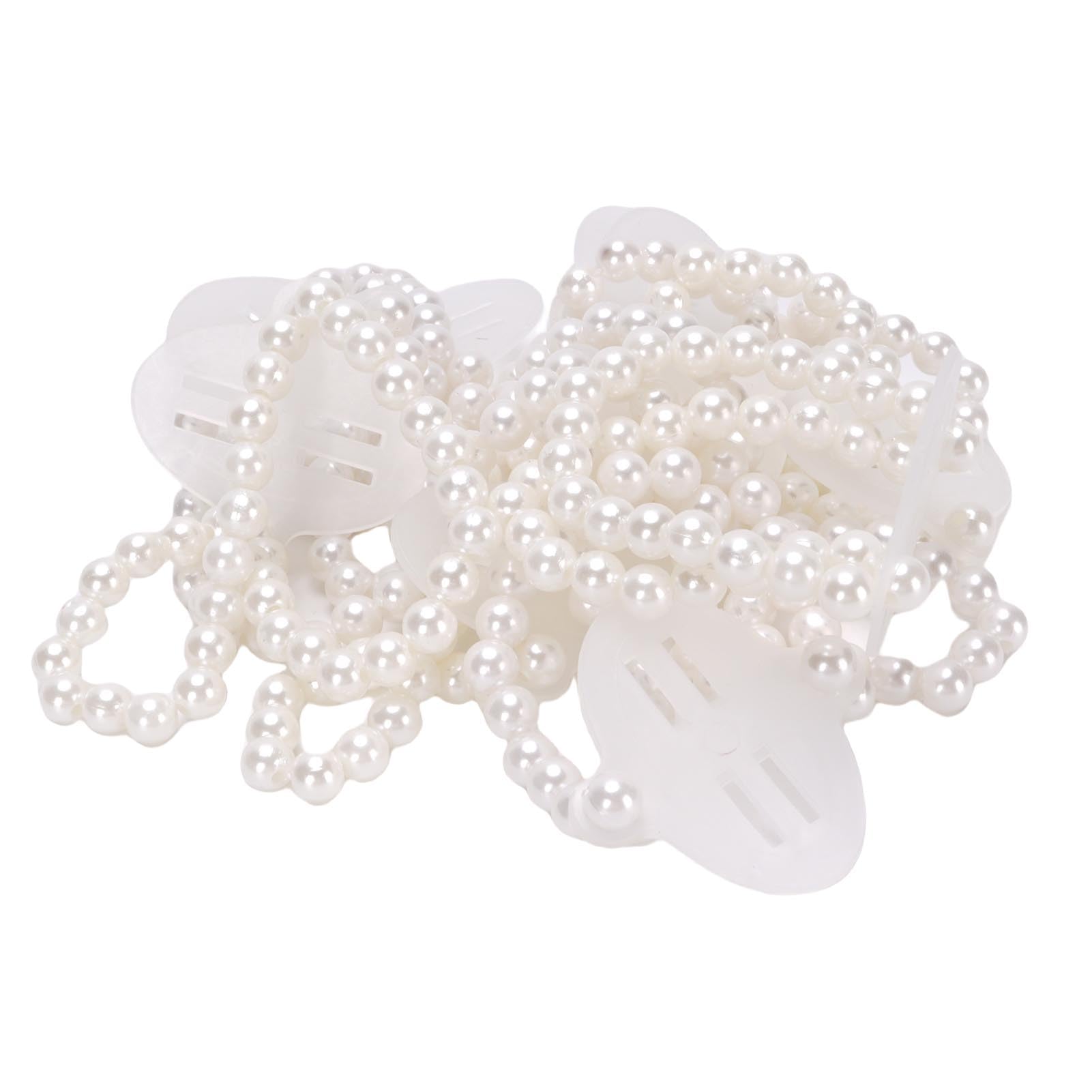Greensen Wedding Bands 10 Piezas Pulsera Corsage de Muñeca con Cuentas, Pulsera Elástica para DIY, Decoraciones para Fiesta de Bodas