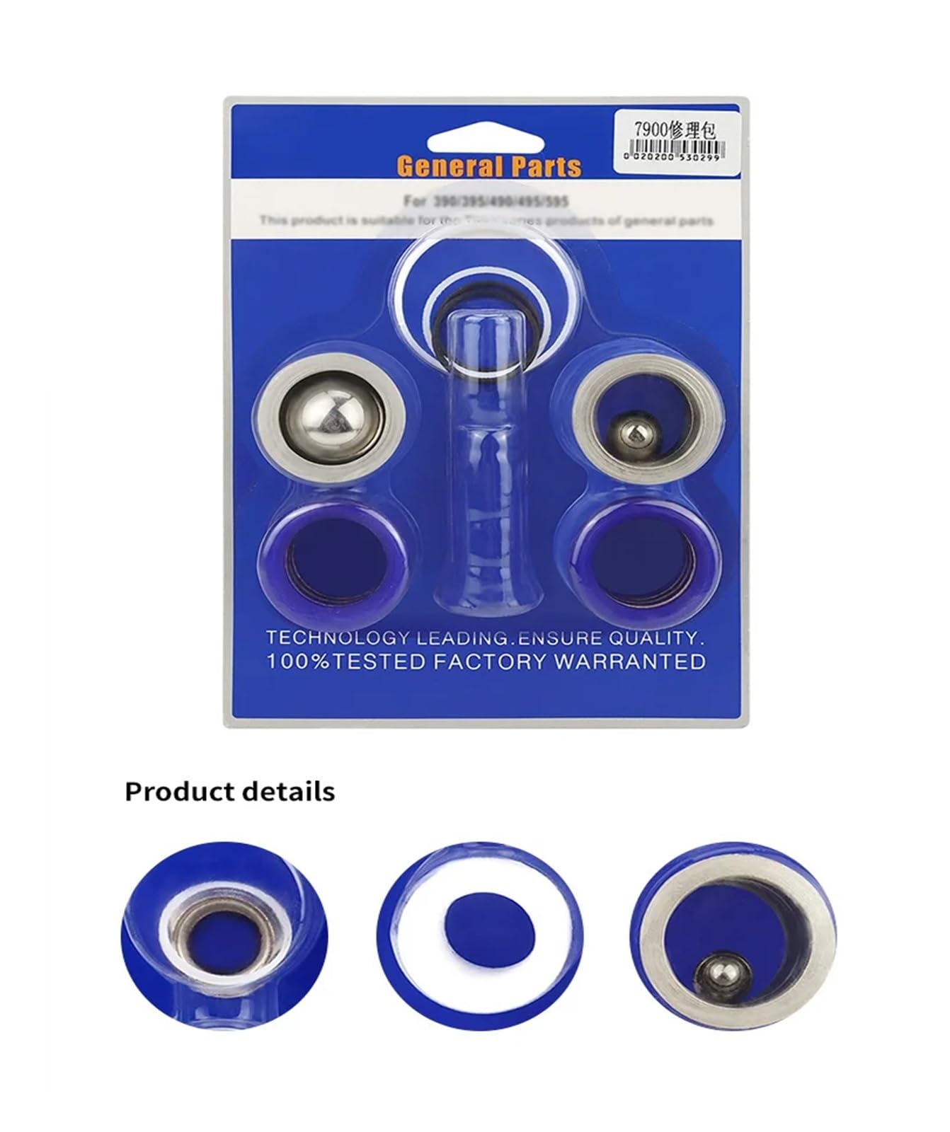 Pulverizador de pintura sin aire 7900/2030 GH200 bomba 7900 Kit reparación 249123 Kits Bricolaje y hogar