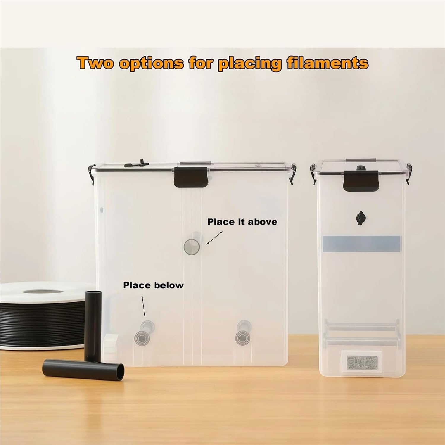3D Printing Filament Storage Box – Airtight Sealed Container for 1KG Filament Spools, PA Nylon, PLA, PVB, PETG,