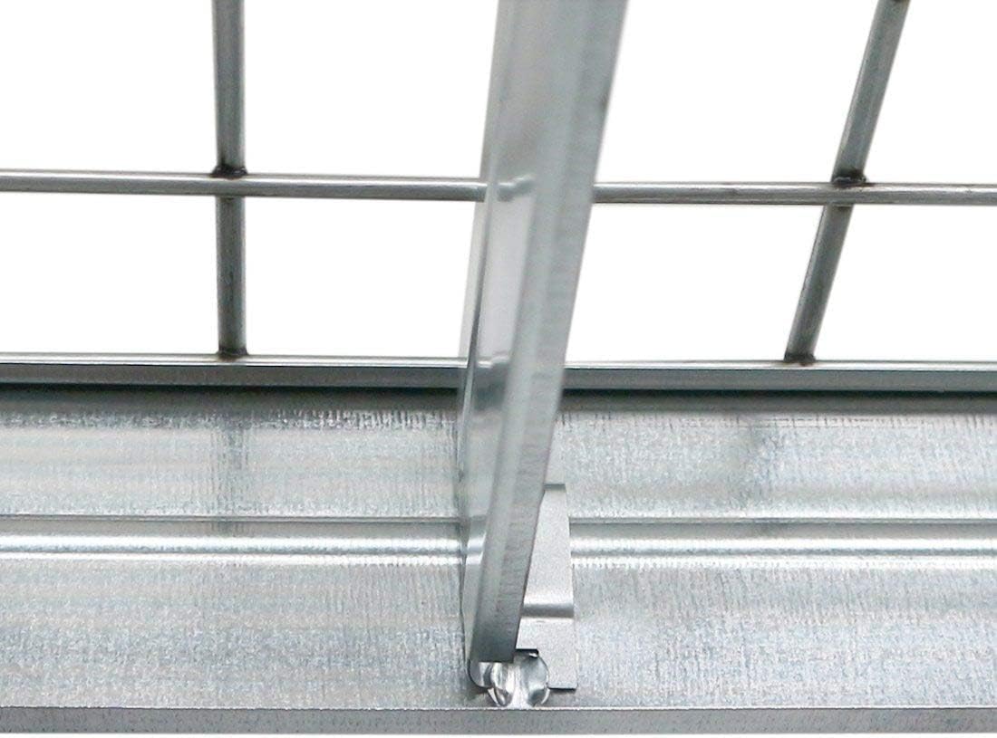 3er-Set Rivet Schwerlastregal mit Stahlgitter-Boden 180x120x45cm(HxBxT) 250 kg pro Boden verzinkt. Steckregal Metallregal Kellerregal Lagerregal Werkstattregal