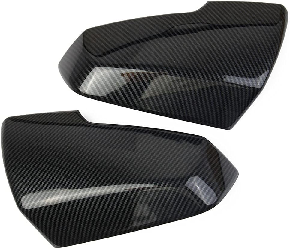 Carbon Fiber Side Door Mirror Cover Molding Trim for 2018-2023 Chevrolet Traverse/2020-2023 GMC Acadia