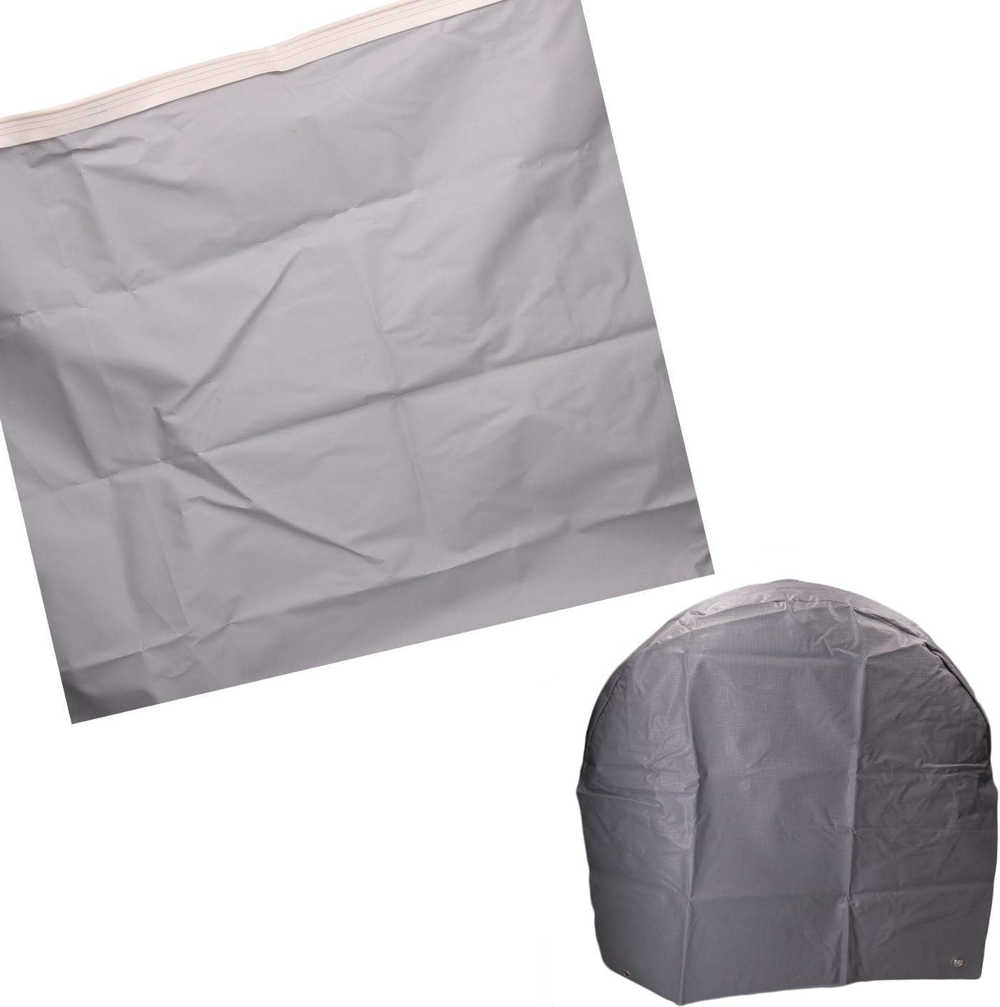 4m Wipe Clean Caravan Awning Draught Skirt 50cm & Wheel Top Cover