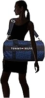 Vista 5 de Tommy Hilfiger Bolso de lona Jackson para hombre, Azul MarinoVerde