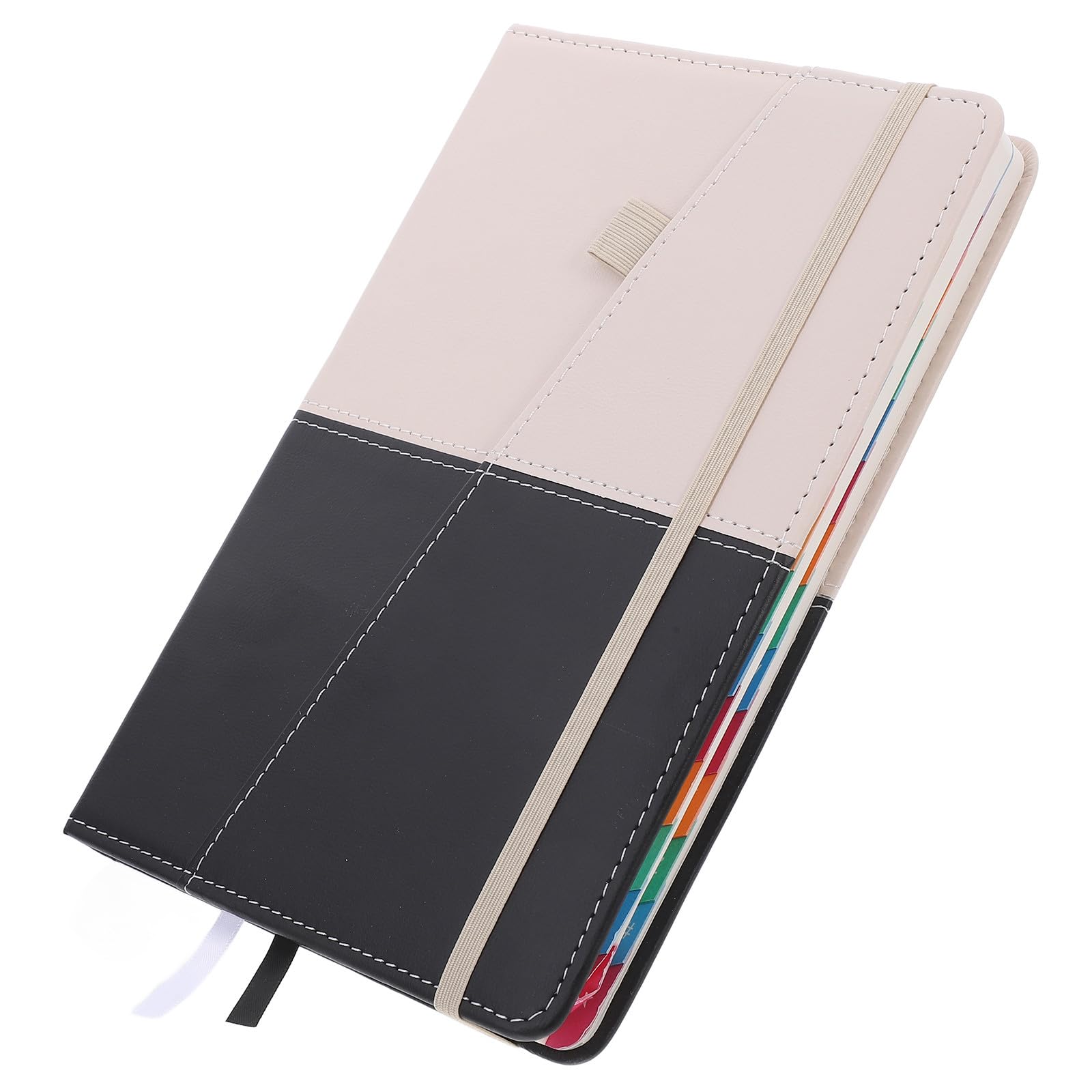 Tofficu Libreta Telefónica A5 Etiquetas Alfabéticas para Guardar Contraseñas, Organizador de Direcciones en Pu y Papel, Adecuado para Uso en Casa y Oficina