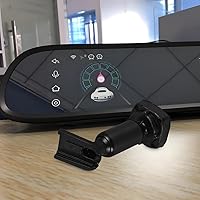 Vista 7 de GLEAVI Soporte de espejo retrovisor ajustable para cámara de salpicadero, seguridad mejorada del vehículo, fácil instalación, soporte de espejo