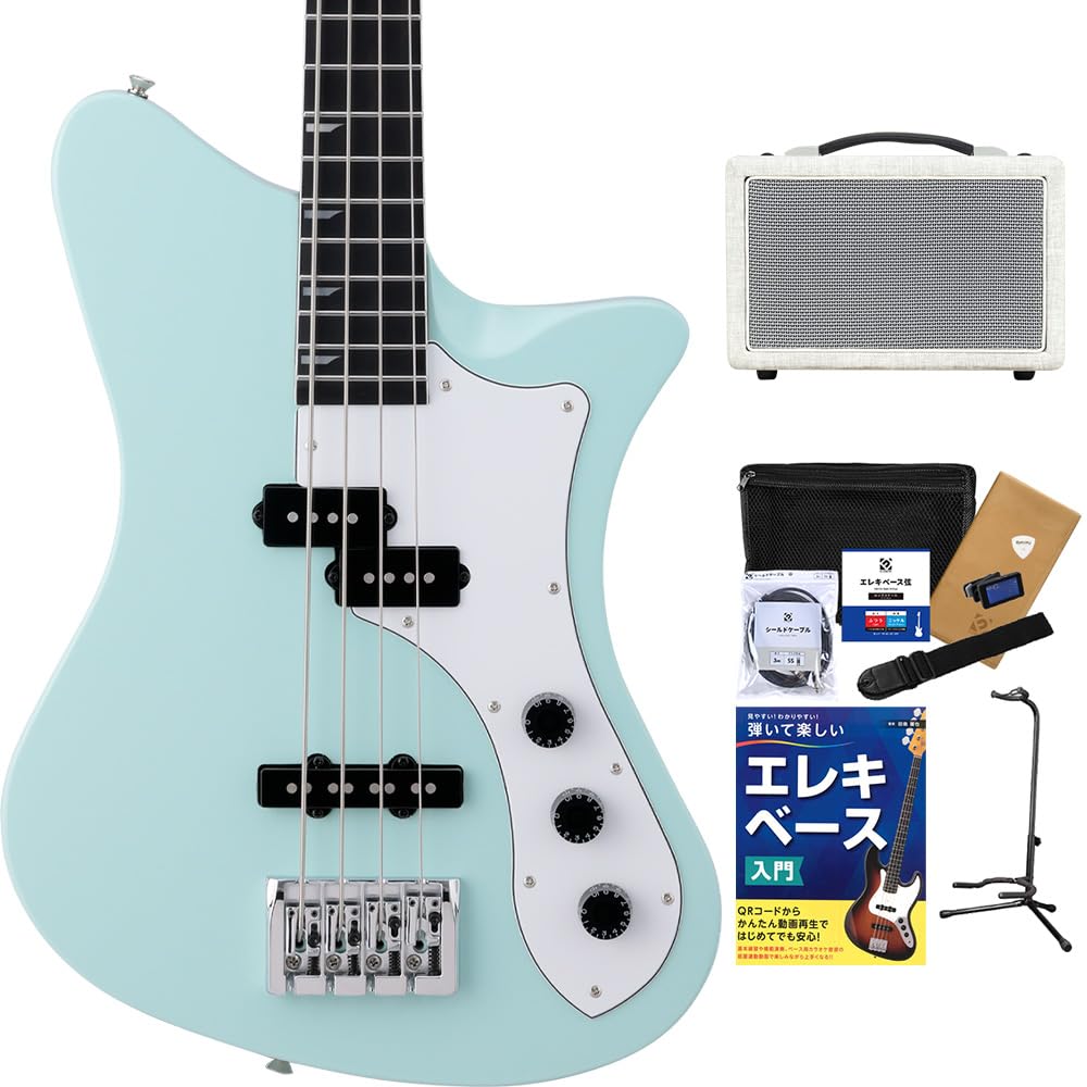Amazon | Ryoga SKATER-BASS Surf Green ベース初心者12点セット【島村 