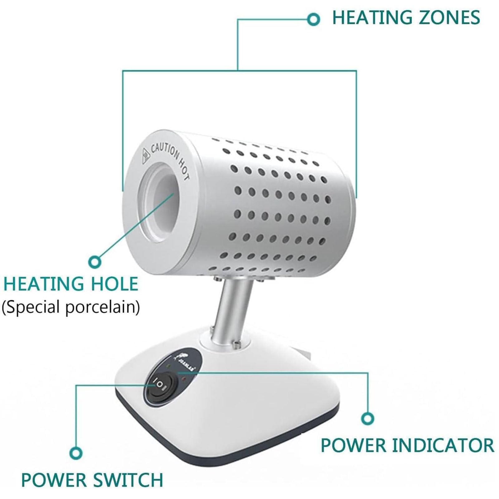 Esterilizador de bucle,Esterilizador infrarrojo de laboratorio,Esterilizador de bucle de inoculación,Esterilizador de bisturí infrarrojo,para bisturí Aguja Inoculación Bucle Vacunación,14mm-220V