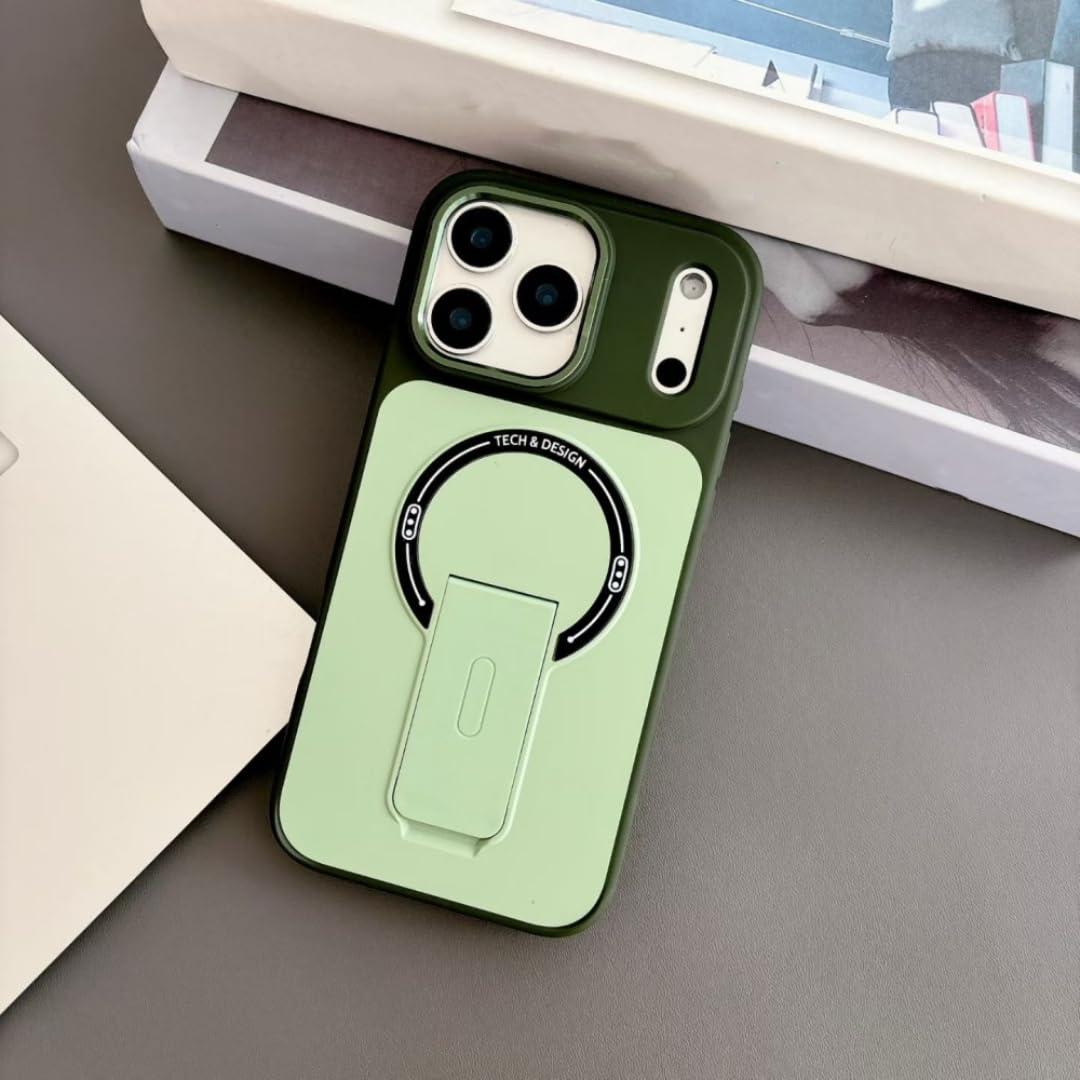 Coque magnétique iPhone 14 Pro Max avec support invisible pliable protection antichoc - 8