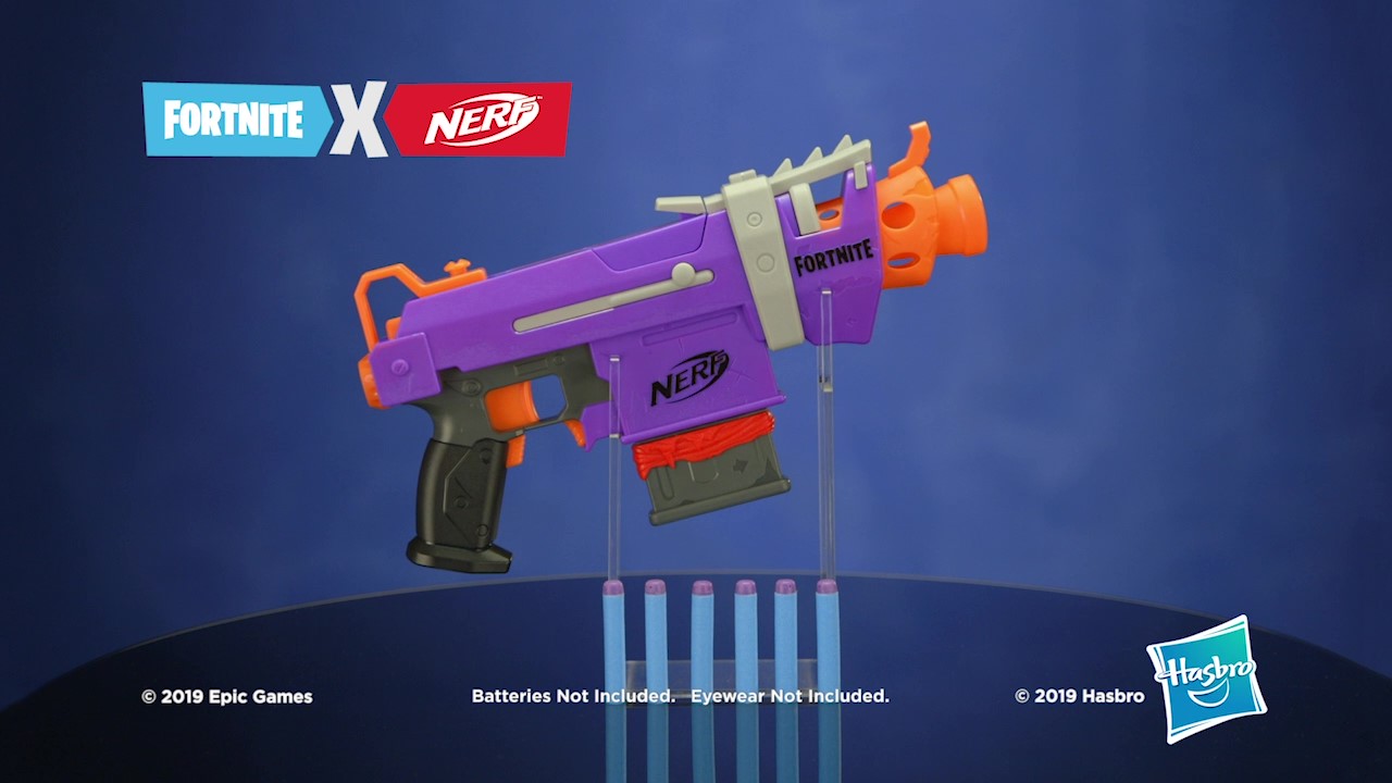 Amazon.com: Nerf Fortnite SMG-E Blaster - Motorized Dart Blasting